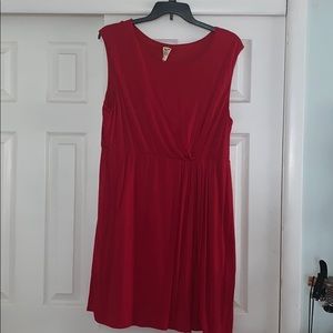 Flattering red dress